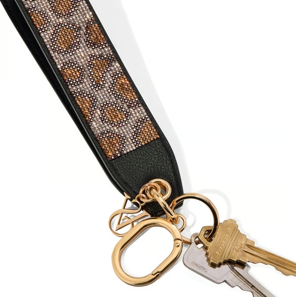 Victoria’s Secret Bling Wristlet Strap Keychain Animal Print - Picture 2 of 6